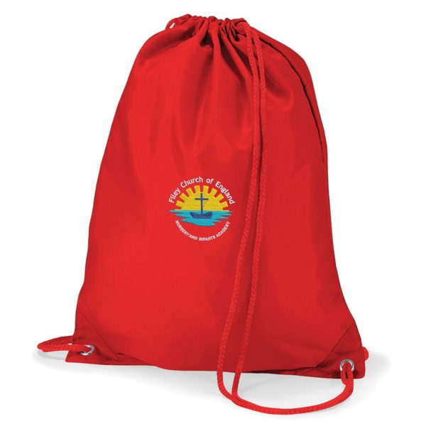 Drawstring P E bag