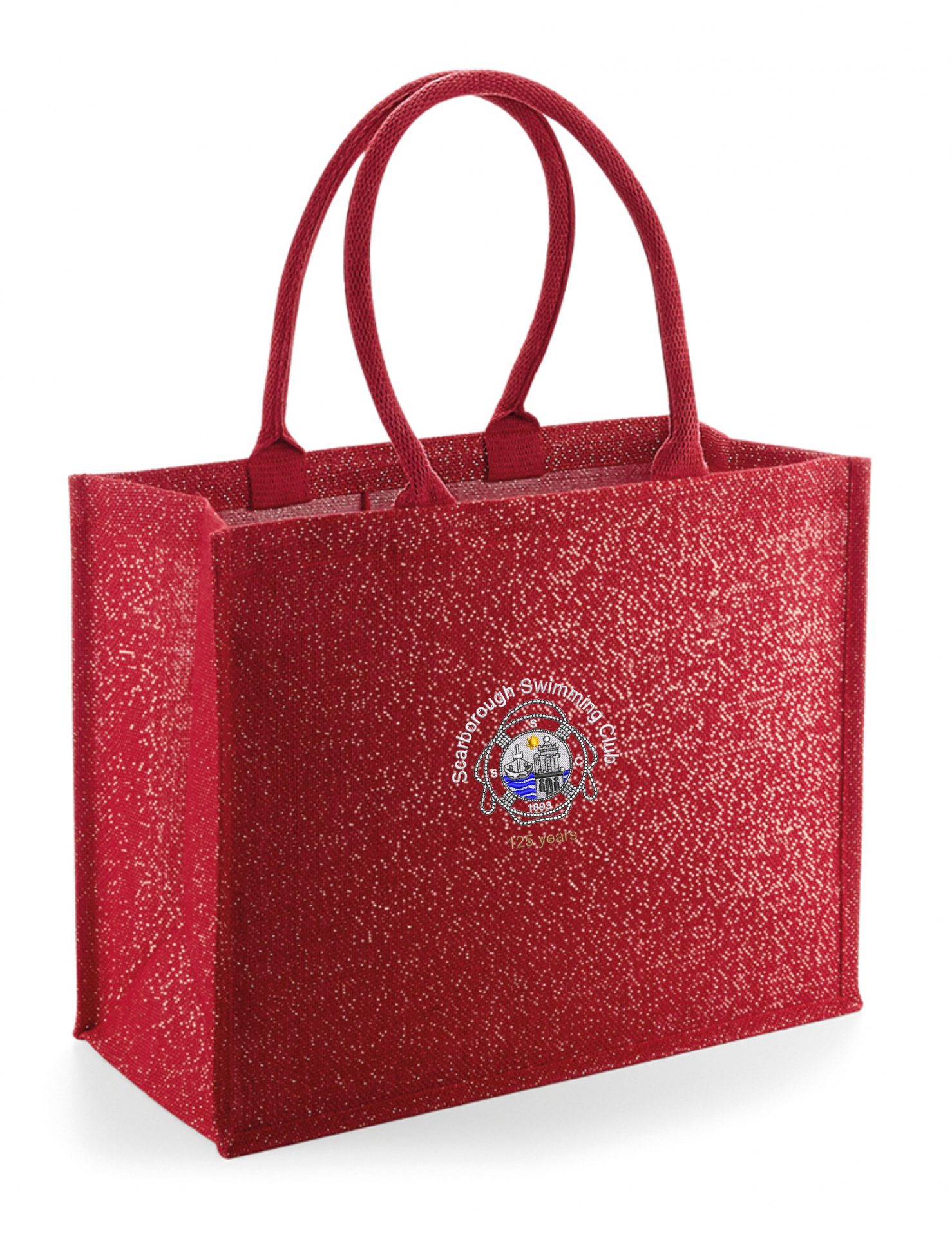 Shimmer Jute Shopper