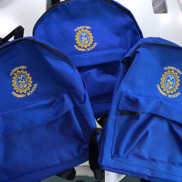 Embroidered School Backpack