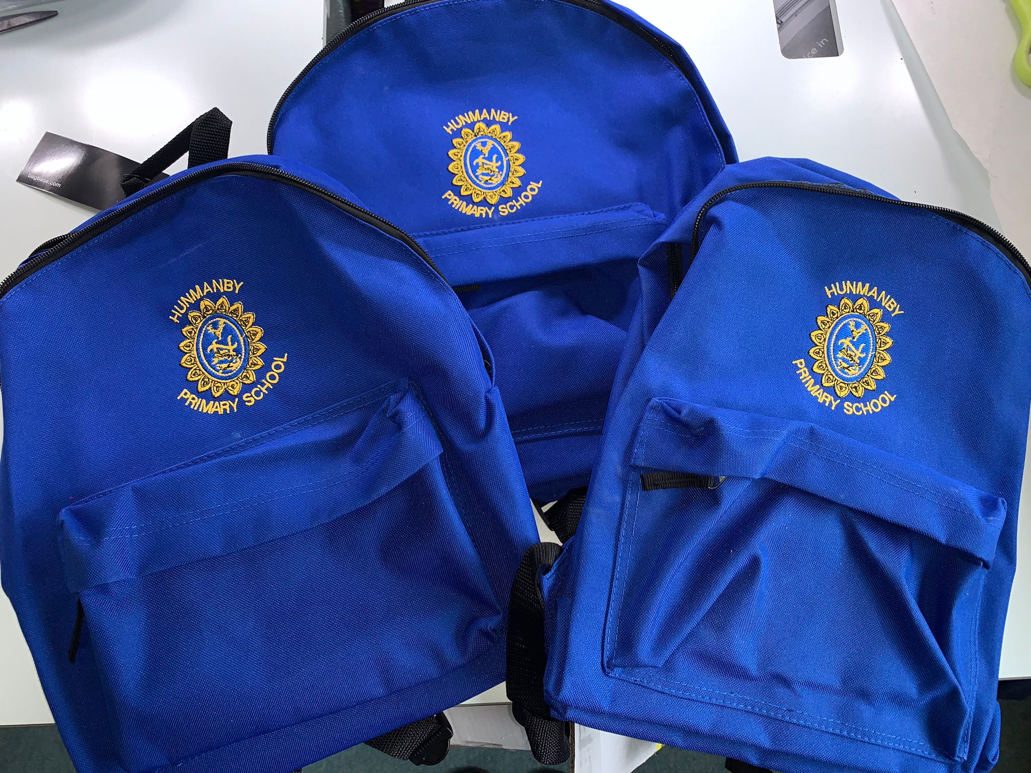 Embroidered School Backpack