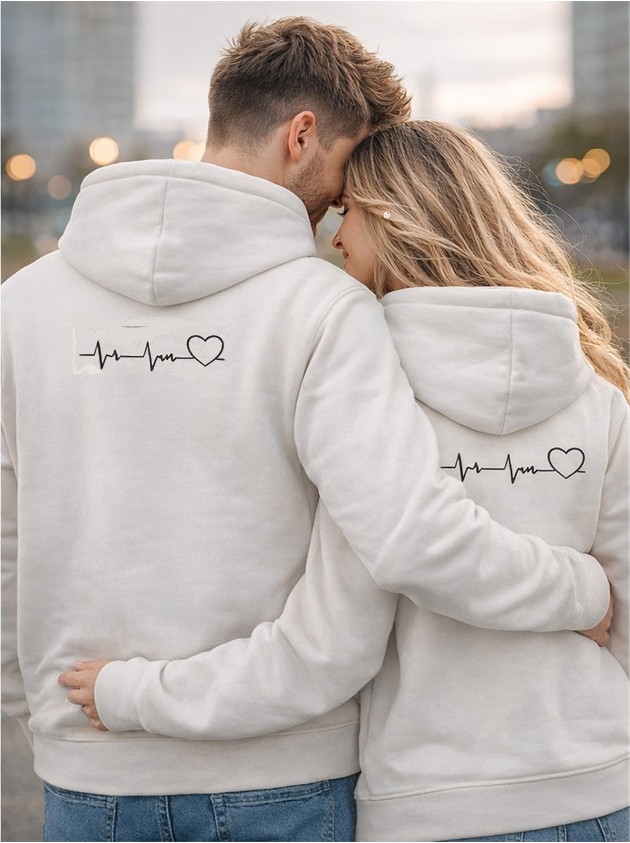 Valentines Matching Set or Single Hoodie Romantic - Image 6